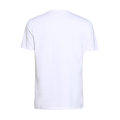 Impressão de algodão palavras em torno do pescoço Mens T Shirt